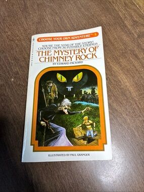 The Mystery Of Chimney Rock Choose Your Own adventure Book #5 1980 6th Edition